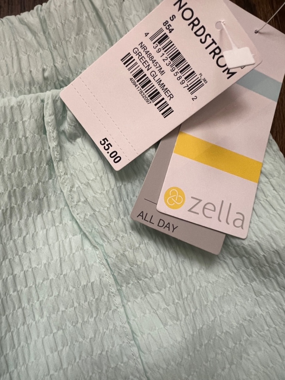 NWT Nordstrom Zella saylor Crinkle Shorts with pockets athletic shorts - Picture 8 of 9